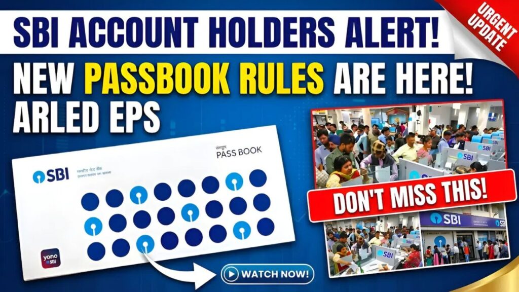 SBI Passbook New Rule 2026